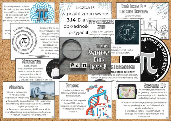 Gazetka szkolna Światowy Dzień Liczby PI