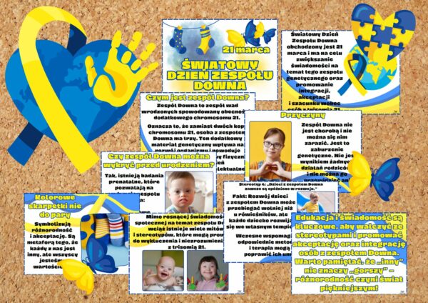 Gazetka szkolna Światowy Dzień Zespołu Downa