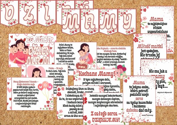 Gazetka okolicznościowa Dzień Mamy