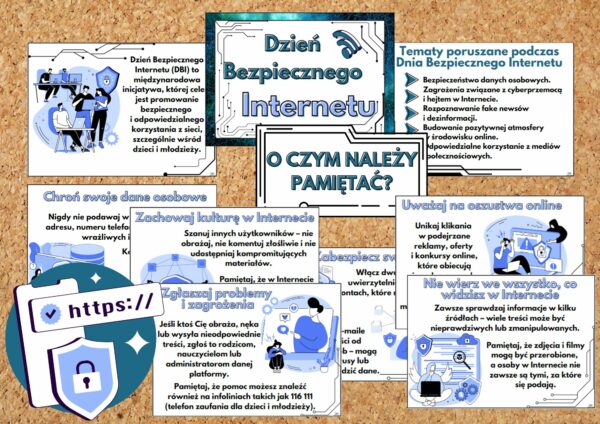 Dzień Bezpiecznego Internetu gazetka szkolna