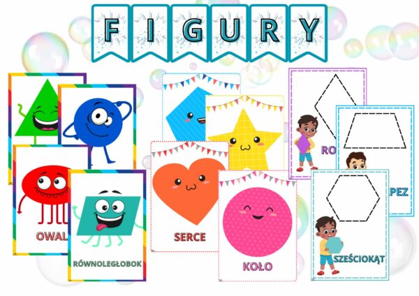Plansze demonstracyjne Figury geometryczne