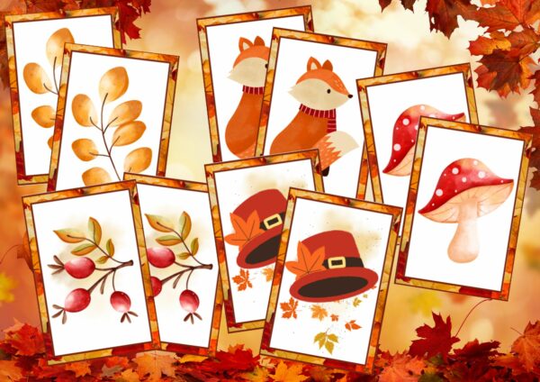 Gra memory Jesienna