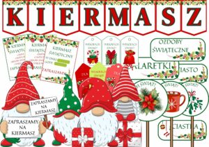 Dekoracja kiermaszowa Skrzaty