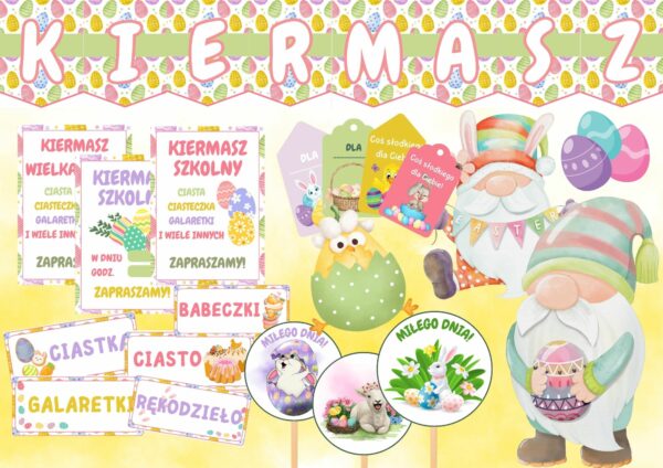 Dekoracja kiermaszowa Wielkanoc
