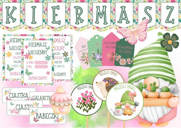 Dekoracja kiermaszowa Wiosenna
