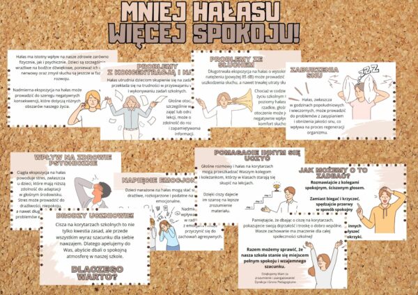 Gazetka całoroczna Mniej hałasu, więcej spokoju