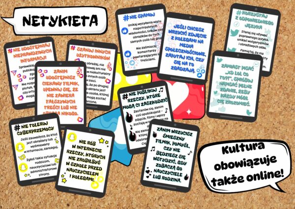 Gazetka szkolna Netykieta