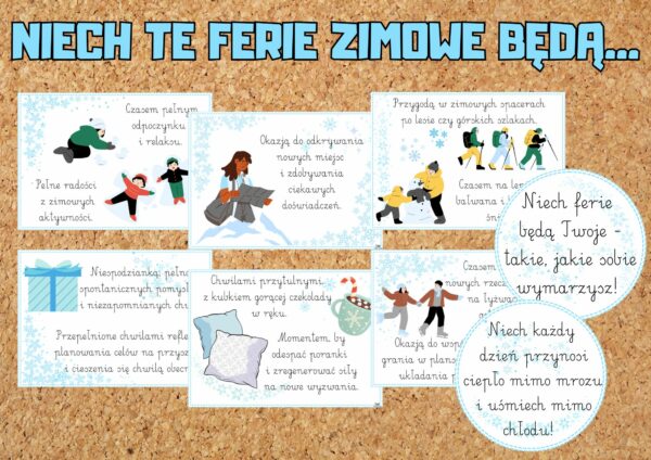 Gazetka Niech te ferie zimowe będą...