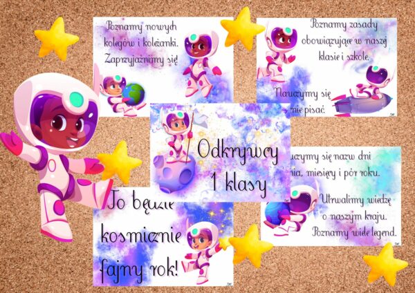 Gazetka Odkrywcy Kosmiczna dla klasy 1