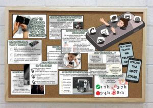 Gazetka profilaktyczna Uzależnienie od telefonu