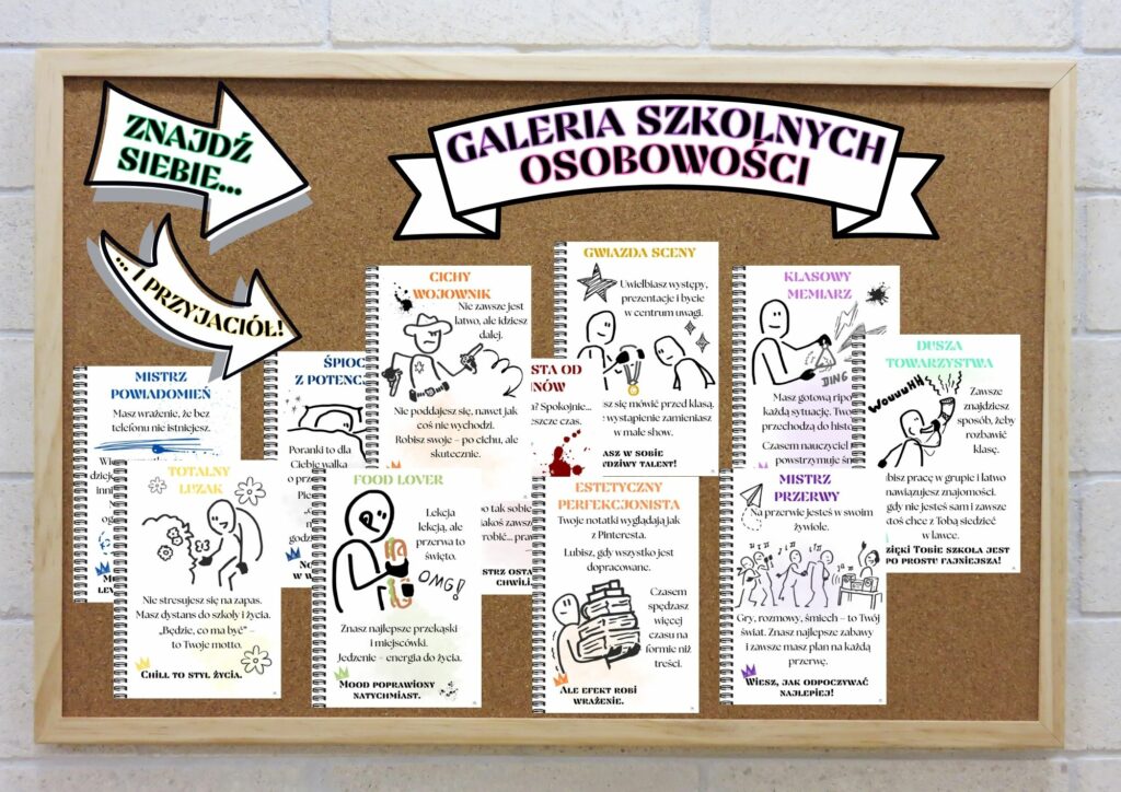 Gazetka szkolna Galeria szkolnych osobowości