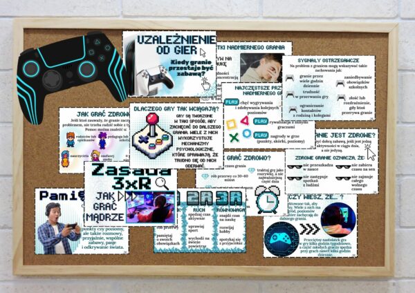 Gazetka profilaktyczna Uzależnienie od gier