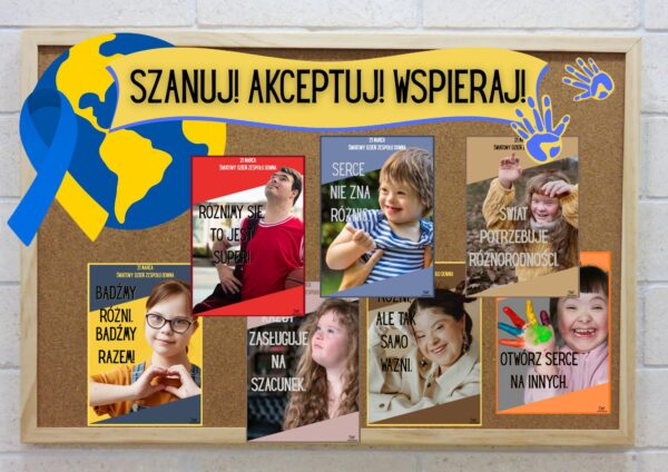 Plakaty na Światowy Dzień Zespołu Downa