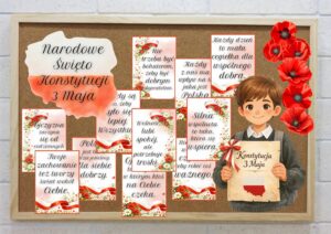 Gazetka dekoracyjna Plakaty na 3 Maja